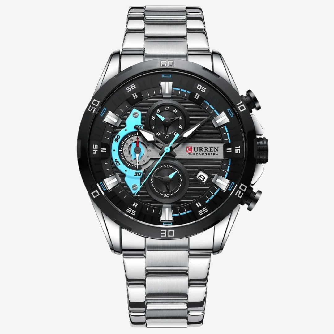 Curren Chronograph Steel Blue